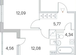 Продаю 1-комнатную квартиру, 36.6 м2, посёлок Шушары