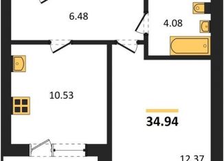 Продажа однокомнатной квартиры, 34.9 м2, Волгоградская область, улица имени Старшего Лейтенанта Токарева, 1