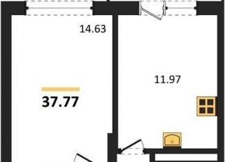 Продажа 1-комнатной квартиры, 37.8 м2, Воронеж, Коминтерновский район, Московский проспект, 66