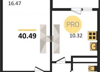 Продается 1-комнатная квартира, 42.3 м2, Ростов-на-Дону