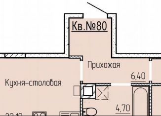 Продается 2-комнатная квартира, 59.2 м2, Батайск, ЖК Прибрежный