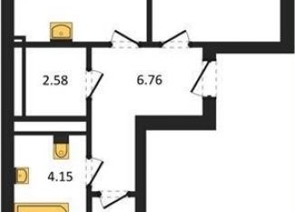 Продажа 2-комнатной квартиры, 55.3 м2, Калининград