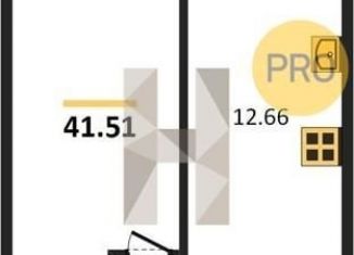 Продаю однокомнатную квартиру, 41.5 м2, Ростов-на-Дону, улица Ларина, 45с11