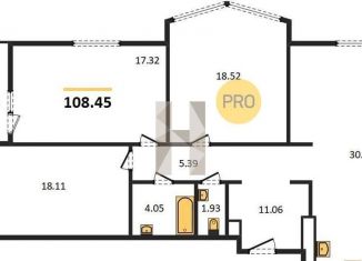 Продается трехкомнатная квартира, 108.5 м2, Ростов-на-Дону, бульвар Комарова, 28