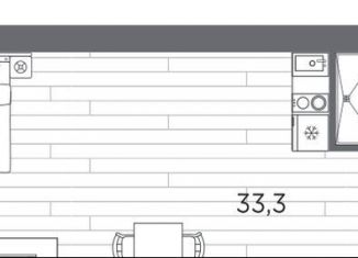 Продам квартиру студию, 37.1 м2, Санкт-Петербург, метро Автово, проспект Стачек, 62Б