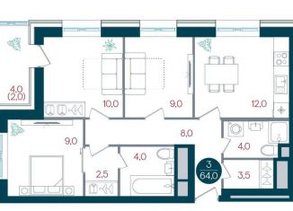 Продаю 3-ком. квартиру, 64 м2, Москва, метро Южная