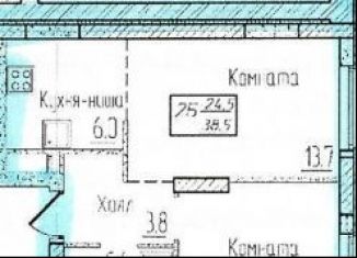 Продажа 2-комнатной квартиры, 38.5 м2, Тюмень, Ленинский округ, улица Республики, 204к11