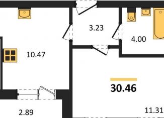 Продается 1-ком. квартира, 30.5 м2, Калининград, Московский район