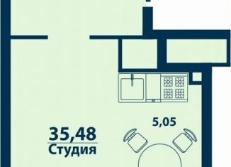 Продажа однокомнатной квартиры, 35.5 м2, Уфа, Ленинский район