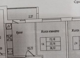 Продаю однокомнатную квартиру, 36.5 м2, Новочебоксарск, Речной бульвар, поз6