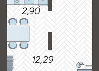 Продаю квартиру студию, 22.8 м2, Краснодарский край, Ясногорская улица, 16/2к2