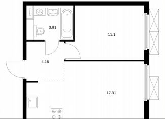 Продажа 1-ком. квартиры, 36.4 м2, Москва, район Очаково-Матвеевское