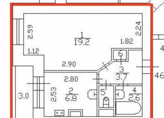 Продается 1-ком. квартира, 34 м2, Санкт-Петербург, проспект Большевиков, 9к1Б, Невский район