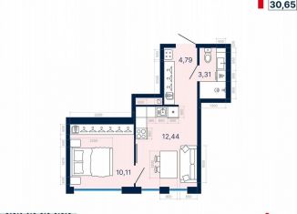 Продам 1-ком. квартиру, 30.7 м2, Екатеринбург, Октябрьский район