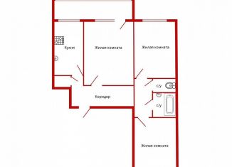 Продаю 3-комнатную квартиру, 63 м2, Екатеринбург, улица Амундсена, 61