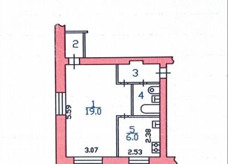 1-ком. квартира на продажу, 32.6 м2, поселок Малечкино, улица Победы, 1