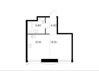 Продается квартира студия, 36.3 м2, Москва, метро Водный стадион