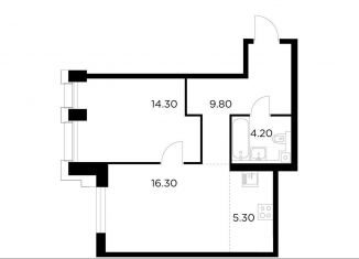 Продажа двухкомнатной квартиры, 49.9 м2, Москва, САО