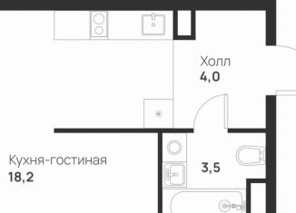 Продаю 1-ком. квартиру, 26.2 м2, посёлок Газопровод, посёлок Газопровод, 13с7