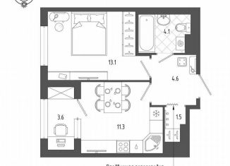 Продам 1-ком. квартиру, 36.4 м2, Санкт-Петербург, Измайловский бульвар, 9, Адмиралтейский район