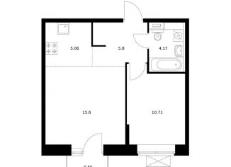 Продается 1-ком. квартира, 42 м2, Хабаровск