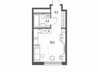 Продаю квартиру студию, 28 м2, Москва, Тагильская улица, 2к1