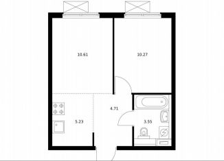 Продажа 1-ком. квартиры, 34.4 м2, Ленинградская область, жилой комплекс Янинский Лес, 6