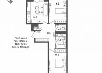 Продам двухкомнатную квартиру, 33.1 м2, Санкт-Петербург, Измайловский бульвар, 11, Адмиралтейский район