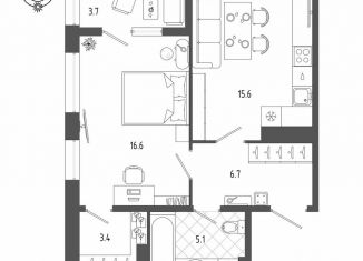 Продажа 1-комнатной квартиры, 32.9 м2, Санкт-Петербург, Измайловский бульвар, 11, Адмиралтейский район