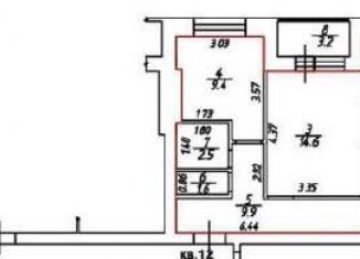 3-комнатная квартира на продажу, 63.7 м2, Калуга, Советская улица, 178