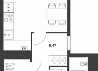 Продается двухкомнатная квартира, 72.2 м2, Тула