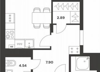 Продаю двухкомнатную квартиру, 67.7 м2, Тула