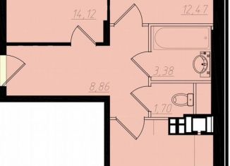 Продается двухкомнатная квартира, 50.7 м2, Ленинградская область, улица Шекспира, 1к2