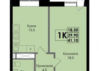 Однокомнатная квартира на продажу, 41 м2, Ростов-на-Дону, Ленинский район