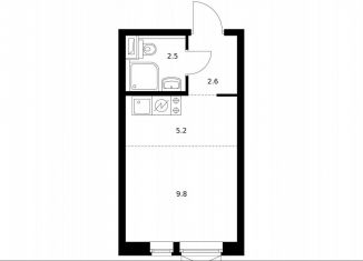 Квартира на продажу студия, 20.2 м2, Москва, район Очаково-Матвеевское