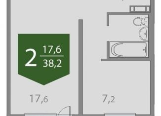 Продажа 2-комнатной квартиры, 38.3 м2, Томская область