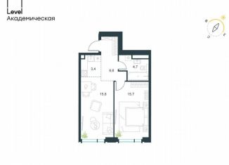 Продаю 2-комнатную квартиру, 46.2 м2, Москва, Профсоюзная улица, 2/22, метро Профсоюзная