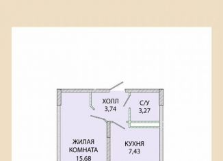 Продажа однокомнатной квартиры, 33.5 м2, Ставропольский край, улица Ленина, 199/3Б