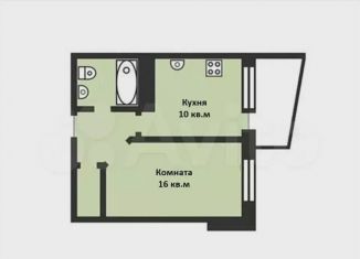 Однокомнатная квартира на продажу, 33.6 м2, Екатеринбург, улица Софьи Перовской, 117А