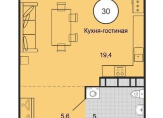 Продажа квартиры студии, 30 м2, Ставропольский край, переулок Ландышей, 4