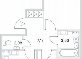 Продаю 2-комнатную квартиру, 53.1 м2, посёлок Стрельна, ЖК Любоград