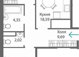 Продам 2-ком. квартиру, 66.7 м2, Симферополь