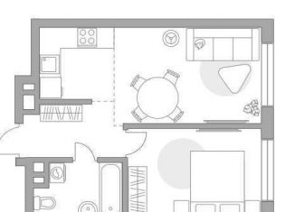 Продажа 2-комнатной квартиры, 41.5 м2, Москва, Каширское шоссе, 1, метро Нагорная