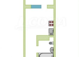 Продам квартиру студию, 16 м2, Тюмень, Калининский округ, улица Новосёлов, 117