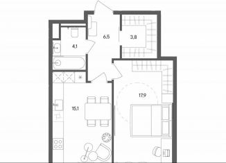 Продаю 1-комнатную квартиру, 47.4 м2, Москва, улица Матросская Тишина, 1Ас71, метро Электрозаводская