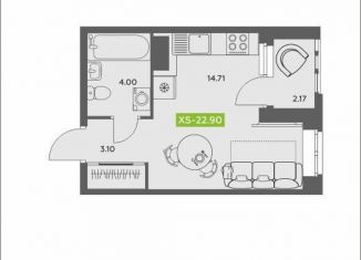 Продажа квартиры студии, 22.9 м2, Архангельская область