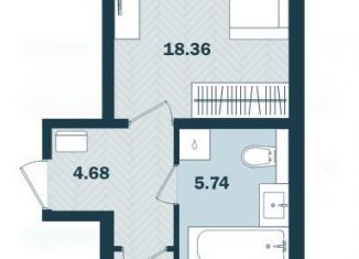 Продается 1-ком. квартира, 44.7 м2, Калининградская область, Садовая улица, 34