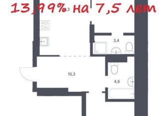 Продажа 2-ком. квартиры, 74.5 м2, Новосибирск