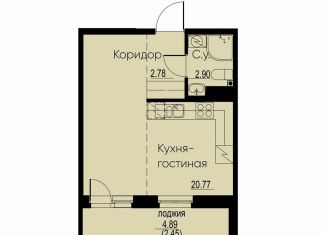 Продаю квартиру студию, 28.9 м2, Мурино, Романовская улица, 2