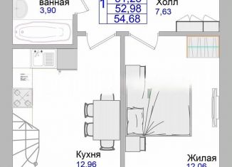 Продажа 1-ком. квартиры, 54.7 м2, Калининградская область, Калининградский проспект, 70Е